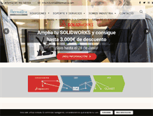 Tablet Screenshot of ibermaticaindustria.com